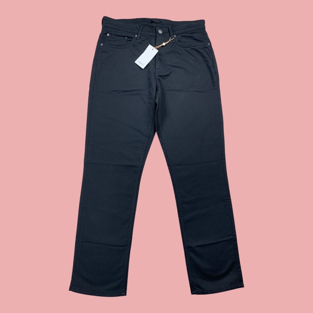 Quince Comfort Stretch Traveler 5-Pocket Pant Mens 32x30 Black Athletic Tapered